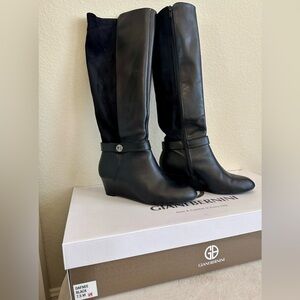 Giani Bernini Black Over the Knee Boots